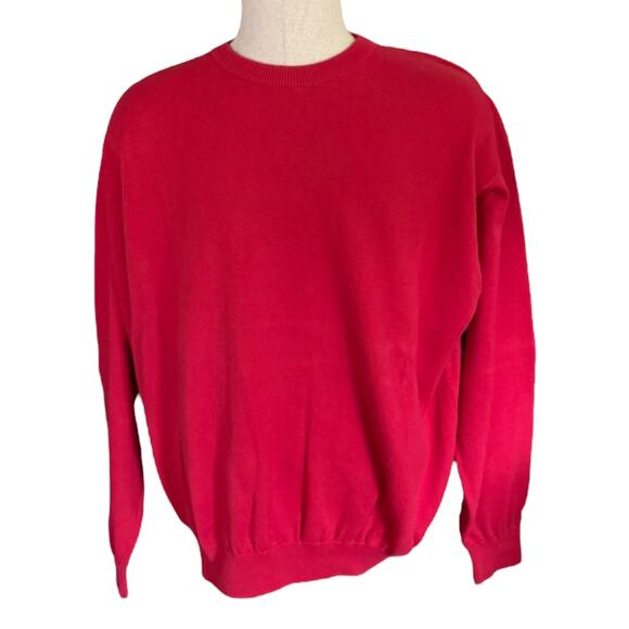 Tommy Hilfiger Golf Cotton Red Knit Long Sleeve Sweater Size XXL - Picture 1 of 6